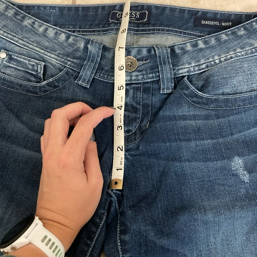 Guess Low Rise Daredevil Boot Jeans - Image 7
