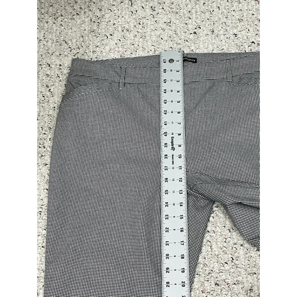 Womans Hilary Radley Pullon Black White Check Stretch Long Pants XL - Image 5