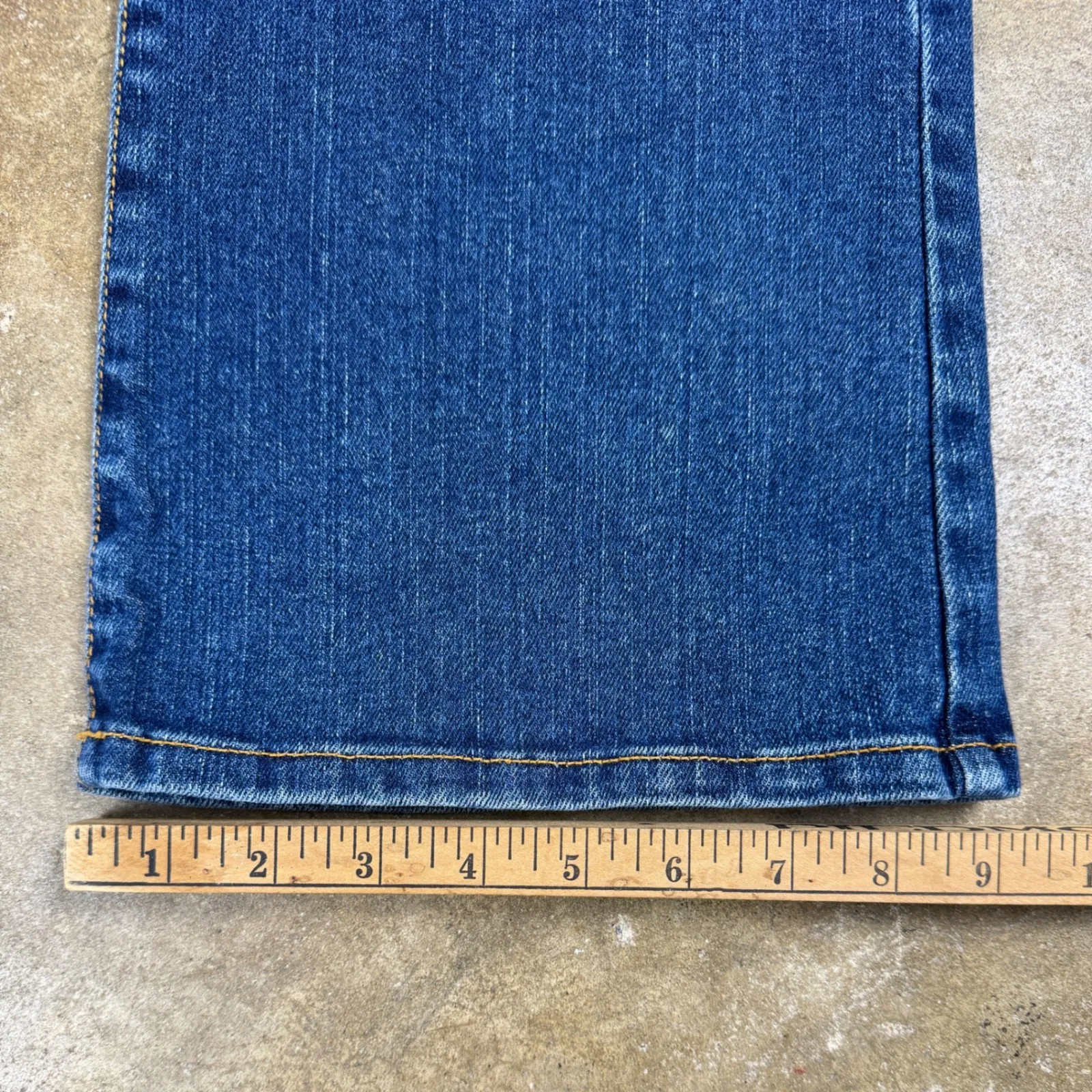 Vtg‎ Lucky Brand Dungarees Women's 8/29 Bootcut Dark Low-Rise Jeans Made in USA - Image 13