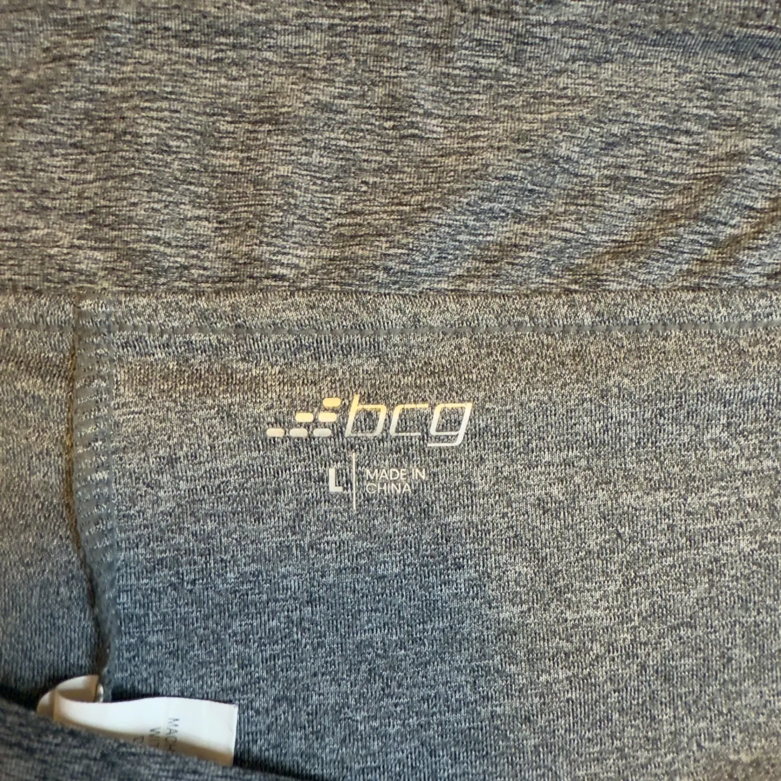 BCG Skort Athletic Shorts Gray Heather Performance Activewear Athleisure Sz L‎ # - Image 6