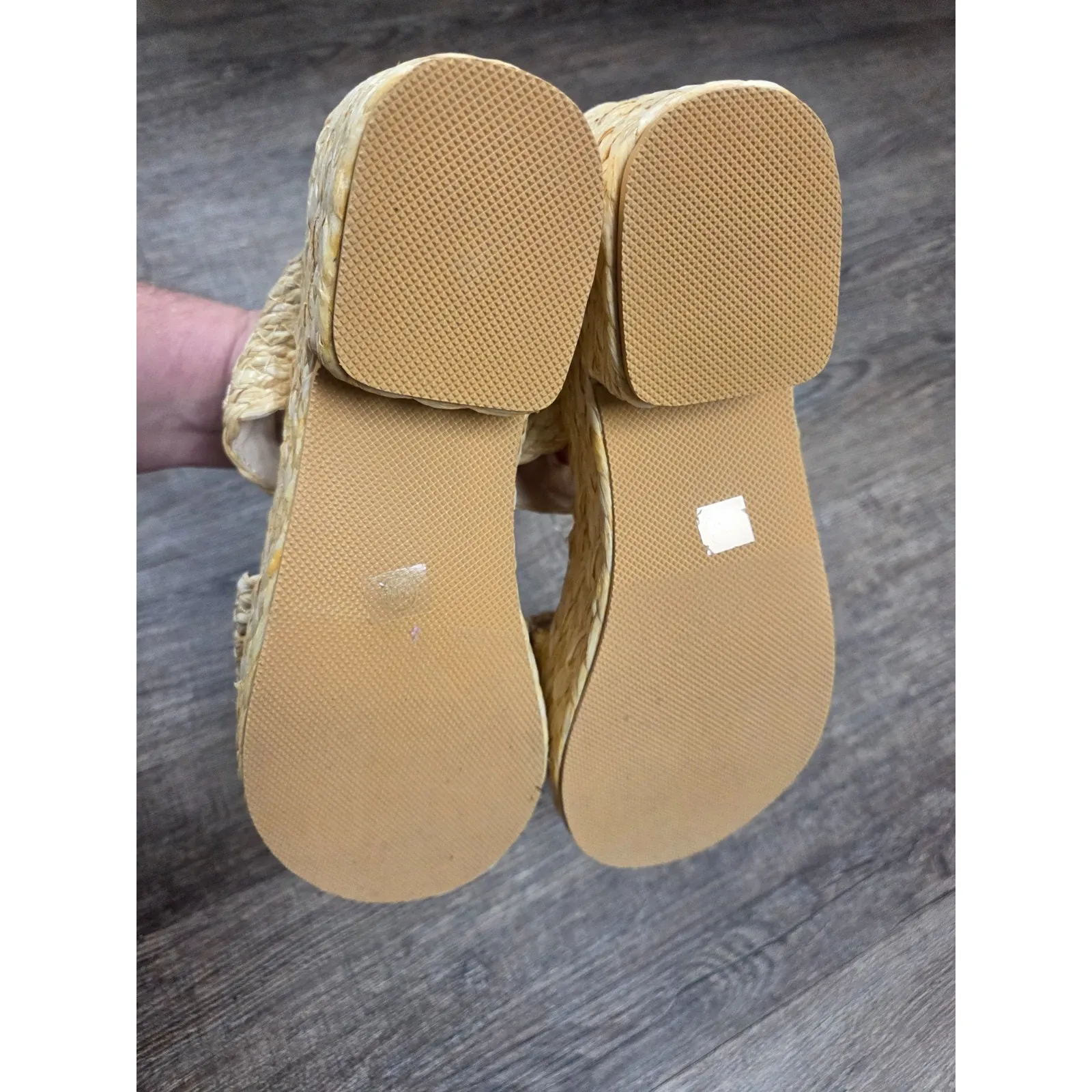 BEACH by Matisse Ocean Ave Platform Block Heels Espadrille Shoes Brown Casual 7M Size 7 - Image 6