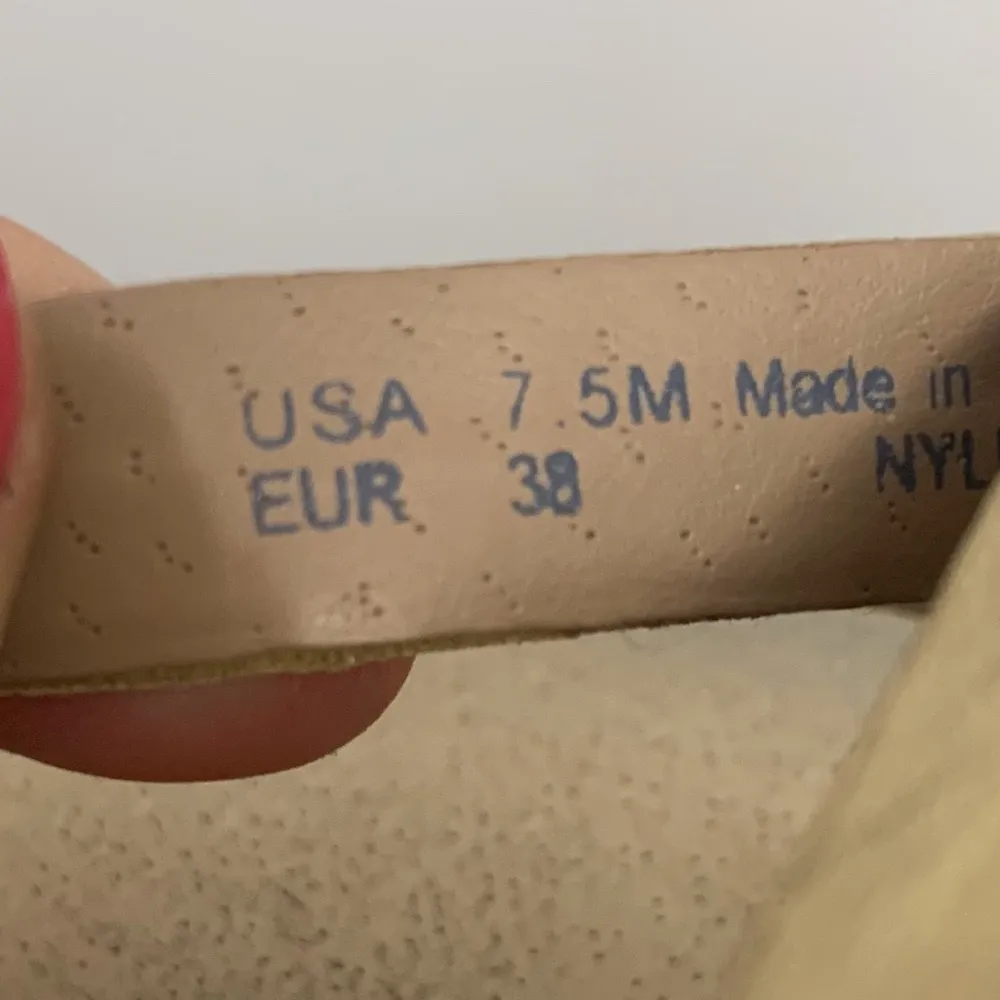 Sam Edelman Gold & Light Brown Nylee Wedge Sandal - Image 6