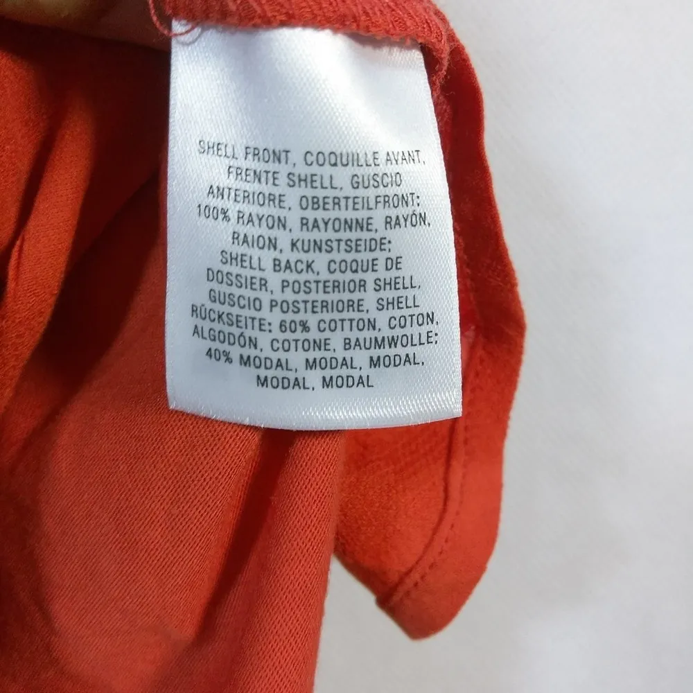 Anthropologie Maeve Colonsay Orange Sleeveless Tunic NWT Size XS - Image 8