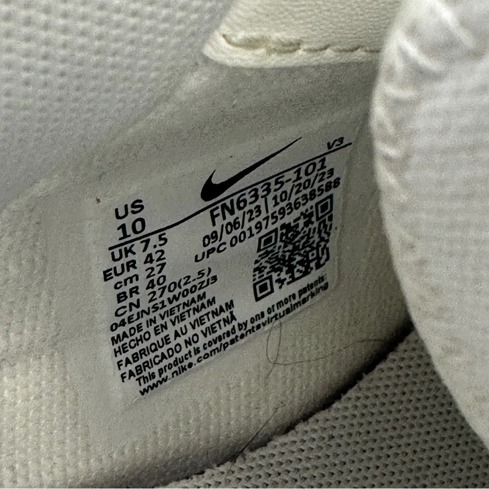 NWT Nike Air Force 1 Shadow Womens Size 10 Shoes Sail Oil Green Leather Sneakers - Image 5