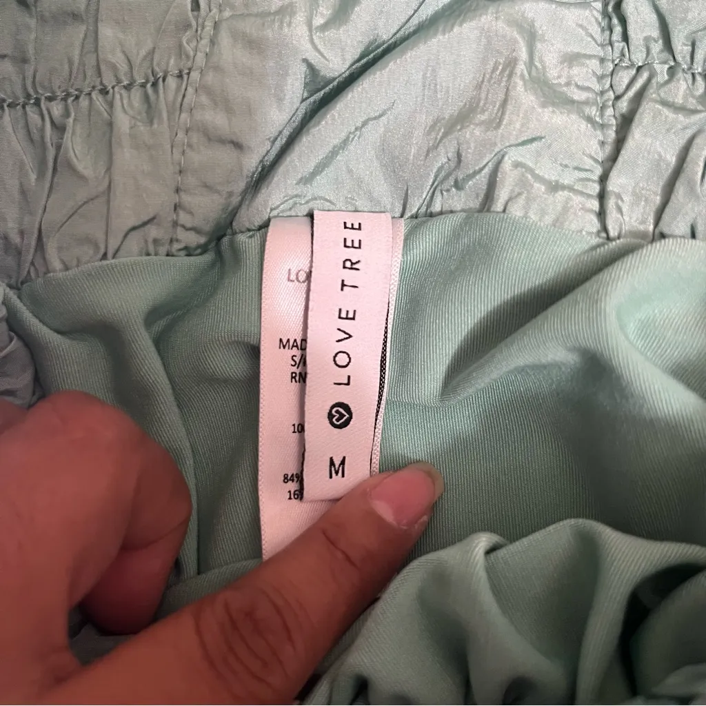 Love Tree Blue Athletic Shorts High-Waisted Design - Image 3