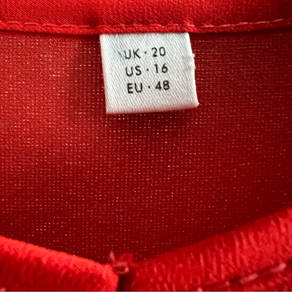 HD in Paris Vibrant Orange Lace Blouse - Image 5