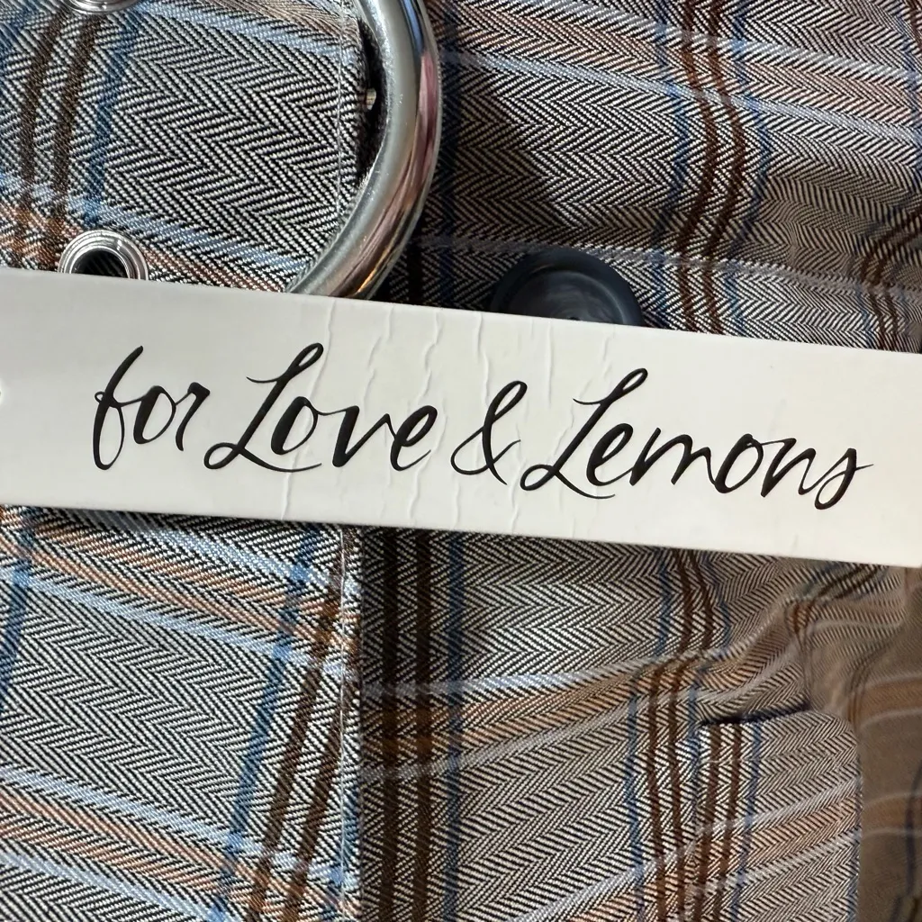 For Love And Lemons Gray Plaid Mini Skirt - Image 7