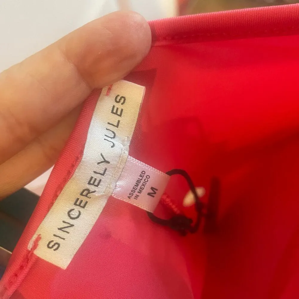 NWT Sincerely Jules Barbie Pink Halter Strap Bodycon Party Cocktail Dress Sz M Size M - Image 5