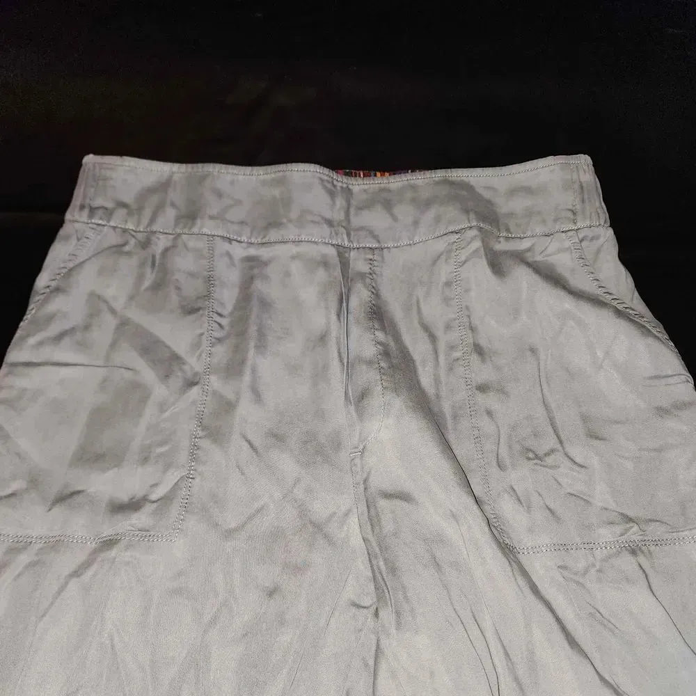 Soft‎ Surroundings Womens Light Blue Cargo Pants Medium - Image 3