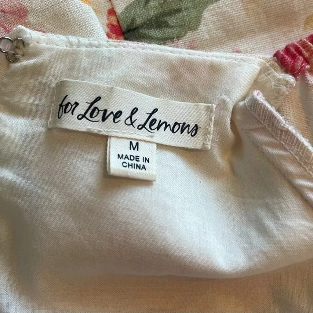 Floral Puff Sleeve For Love & Lemons - Image 7