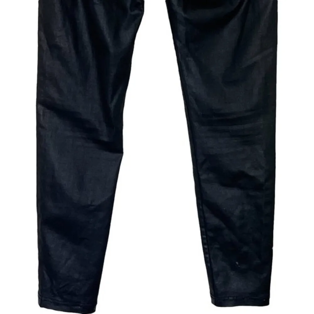 The Kooples Women’s Franky Black Faux Leather Skinny Jeans Size 26 - Image 7