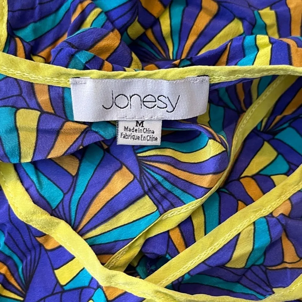 Jonesy Silk Tank Top Blue Size M - Image 7