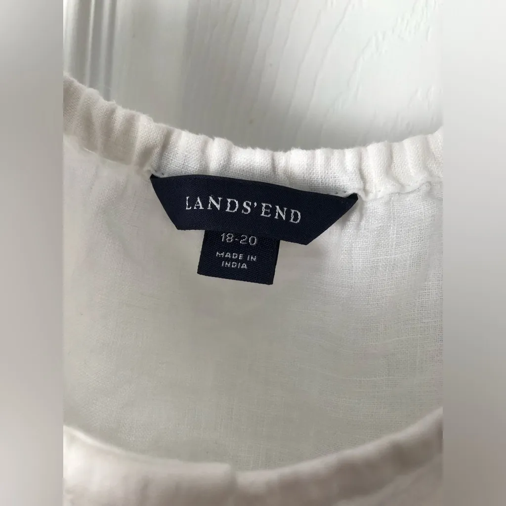 Lands’ end 100% linen Cover - Image 5