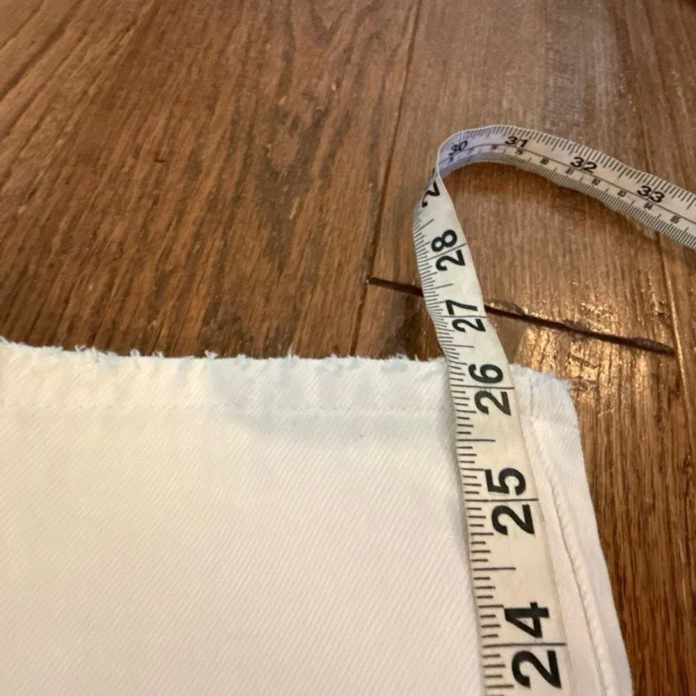 RollasâLayla high rise straight white distressed knee jeans size 27 - Image 9