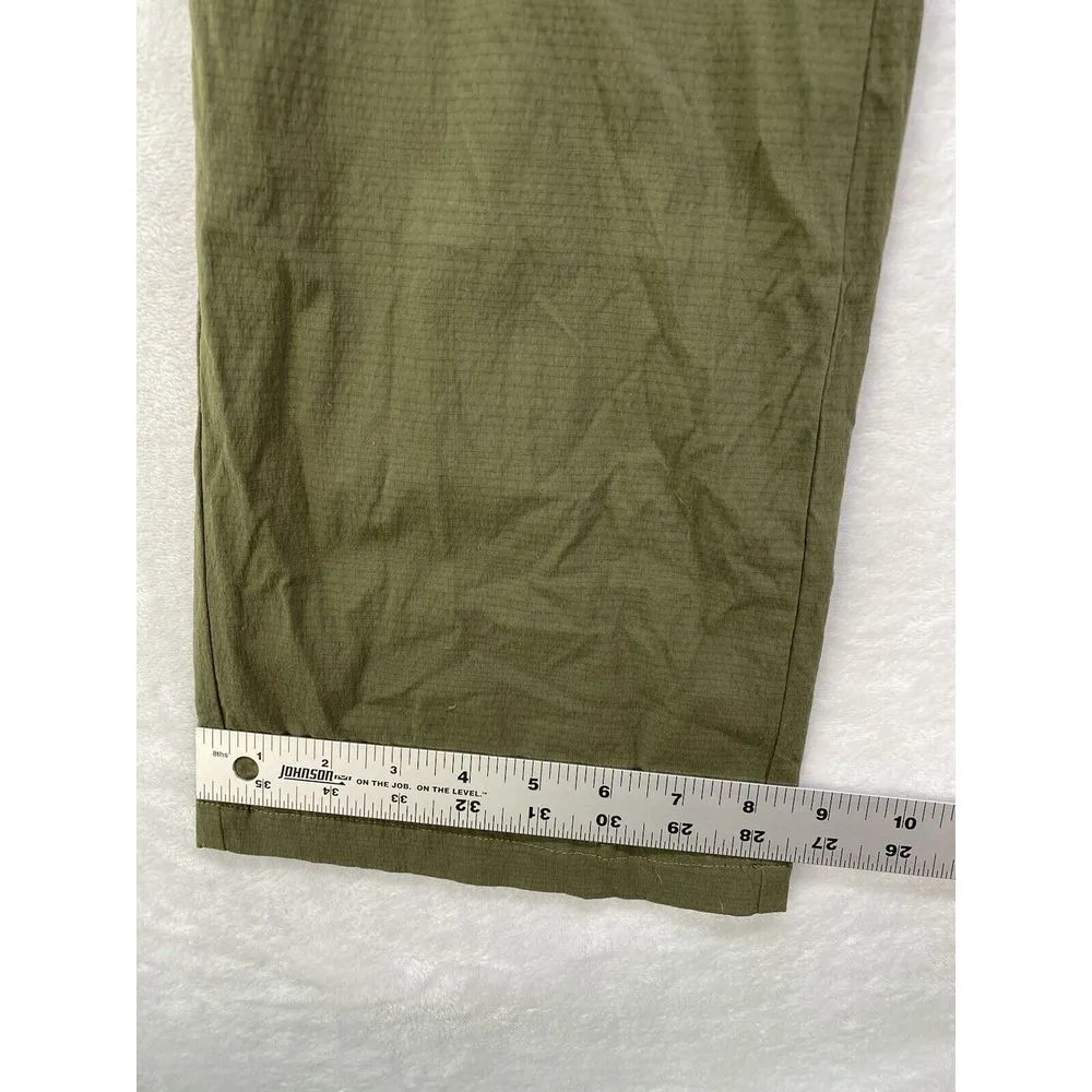 Prana Pants Womens Sz 2 Sage Convertible‎ Hiking Pants Olive Green - Image 6