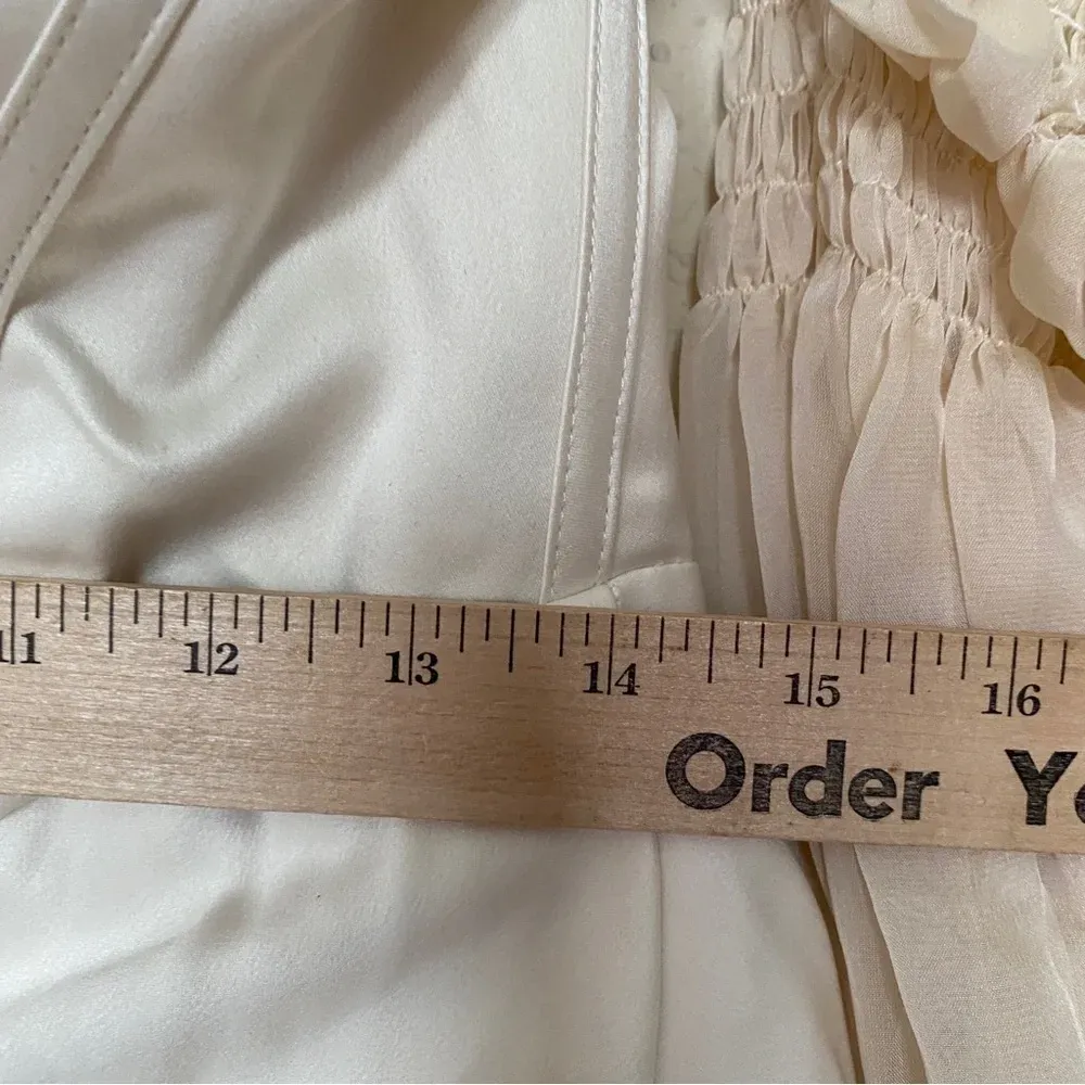 House of CB 'Beau' Ivory Draped Corset Dress NWOT‎ size L - Image 9