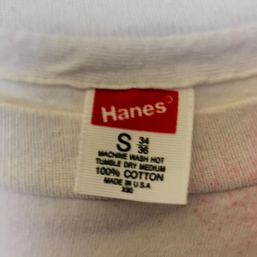 Vintage 80s Operation Desert Storm T Shirt White Small S USA Single Stitch - Image 4