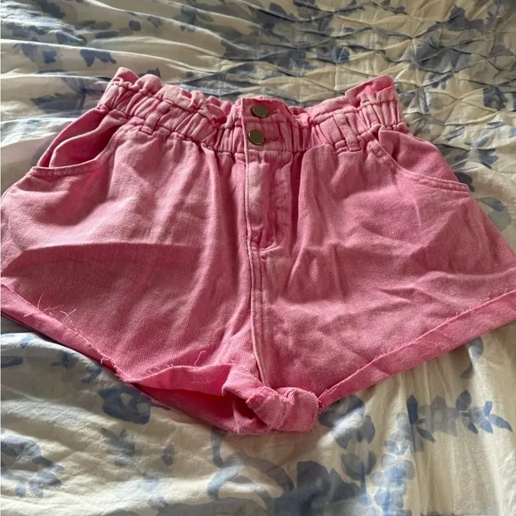 NWT Day + Moon Pink Jean Shorts - Image 3