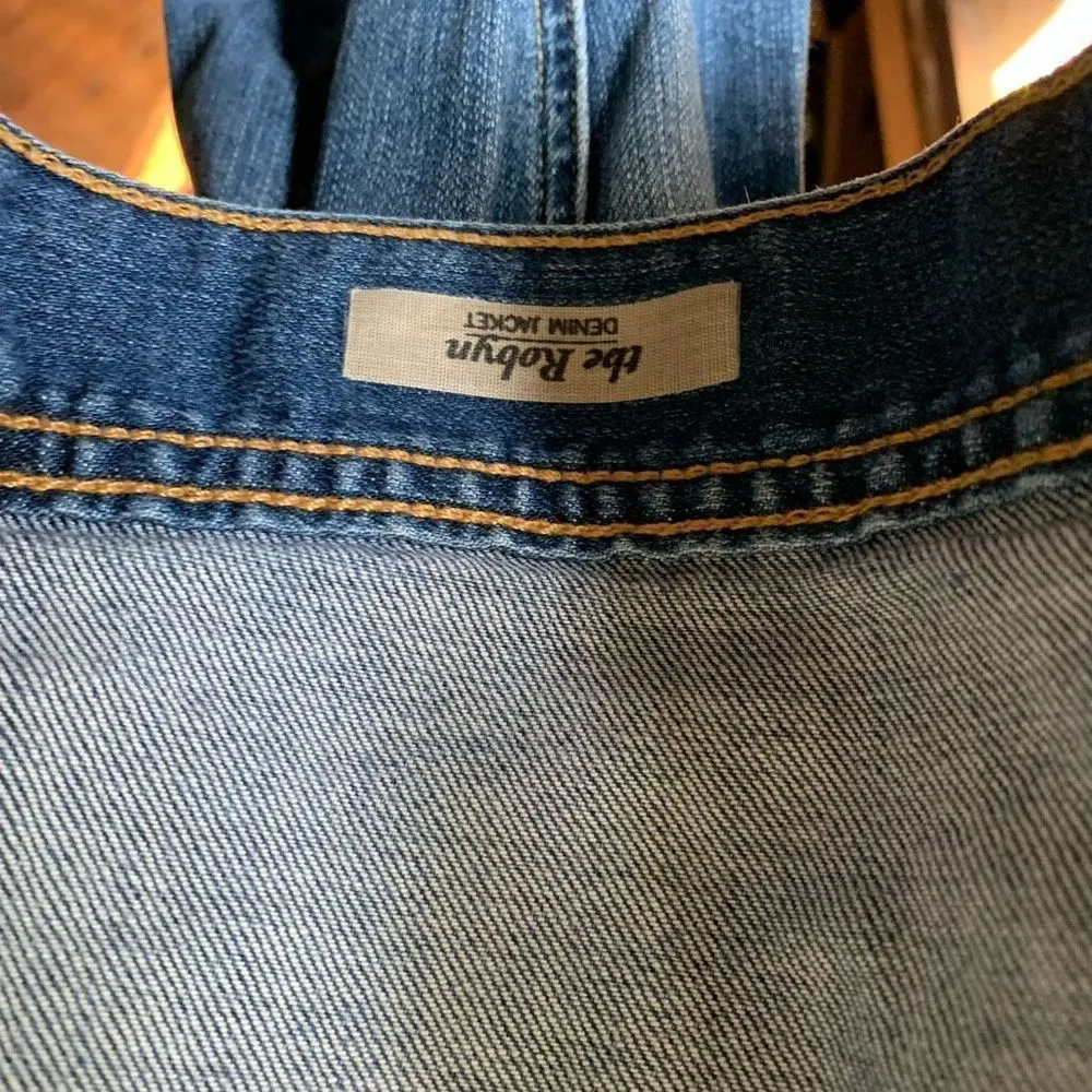 AG Adriano Goldshmeid distressed vintage XS denim normcore jacket - Image 4