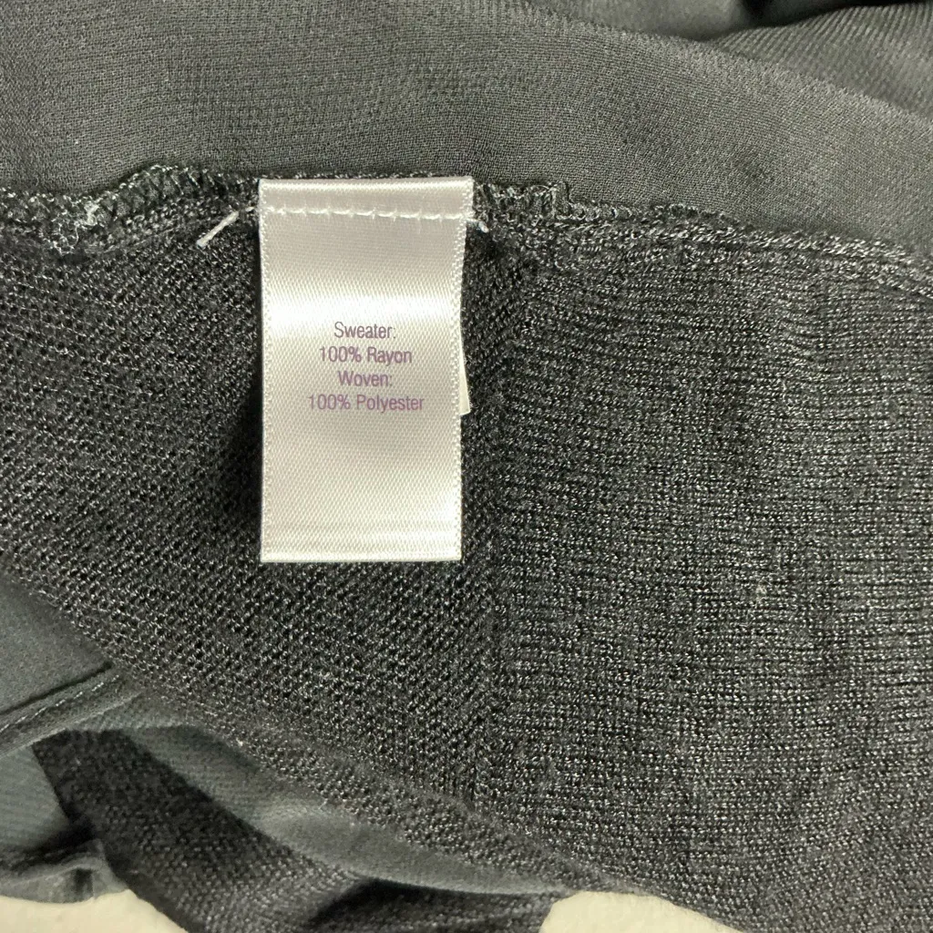 Jennifer Lopez Black Drape Cardigan - Image 5