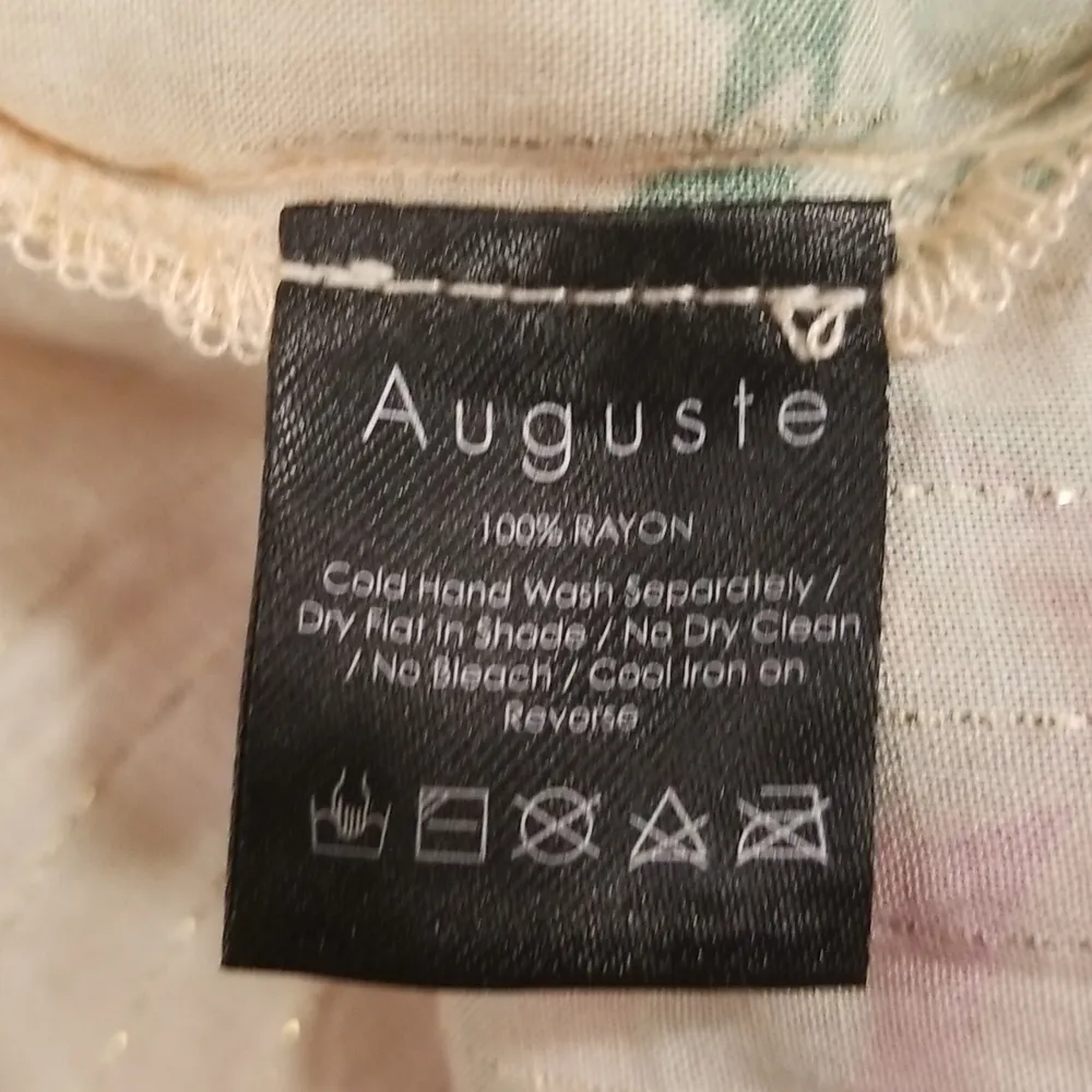 đź’•AUGUSTE x REVOLVEđź’• Boheme Goddess Maxi Dress ~ Blush Floral Print US 4 NWT Pink - Image 14