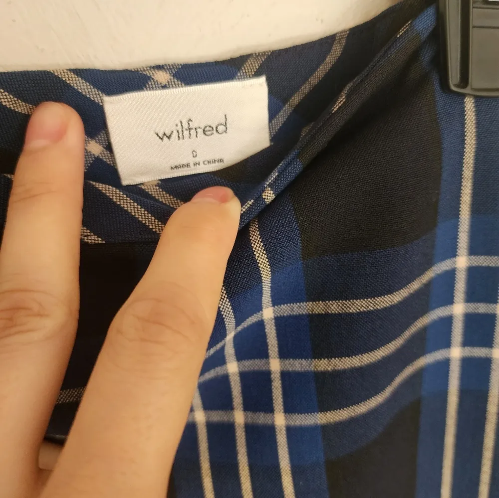 NWT Aritzia  Wilfred Renee plaid mini skirt - Image 2