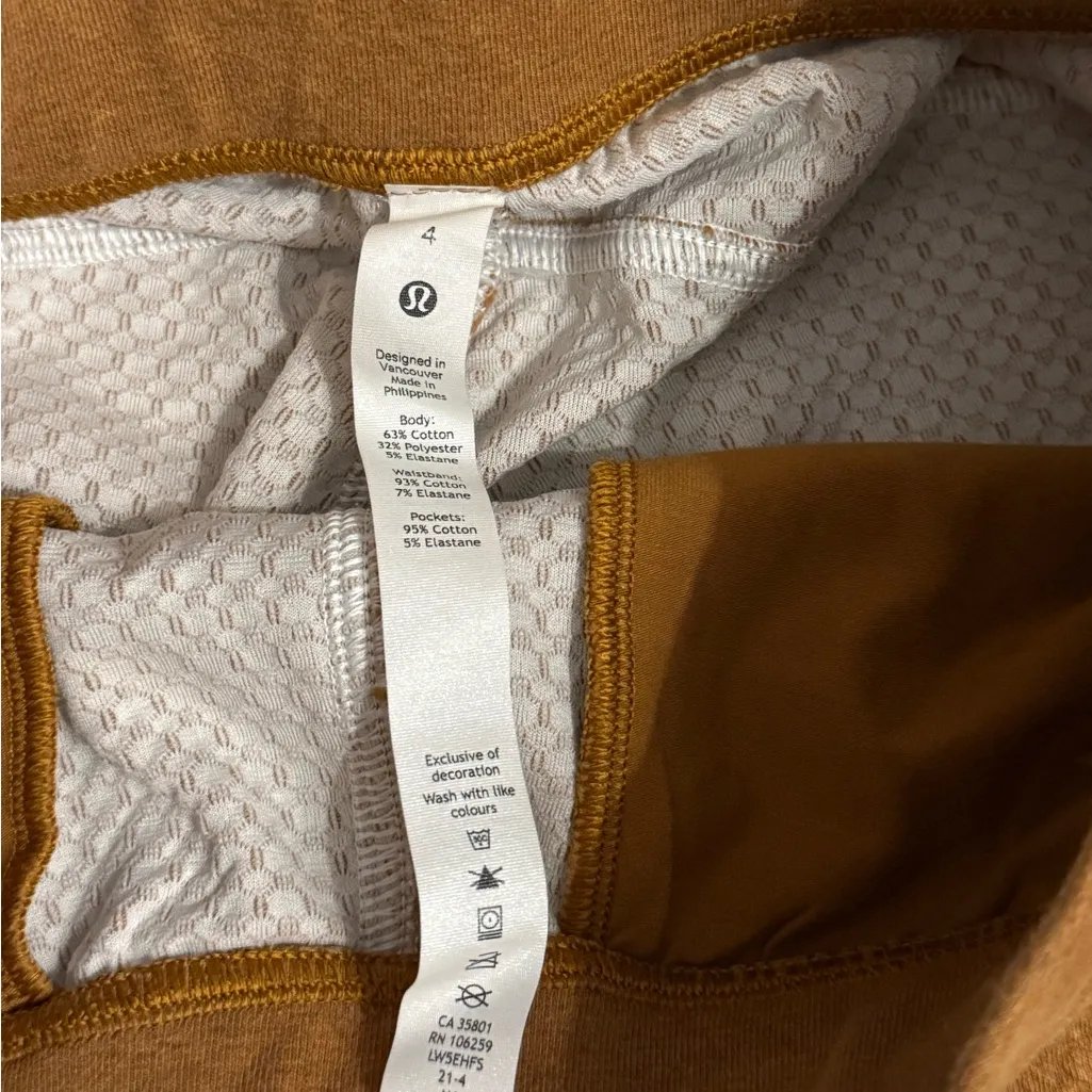 Lululemon Warm Down Mid Rise Joggers Spiced Bronze - Image 2