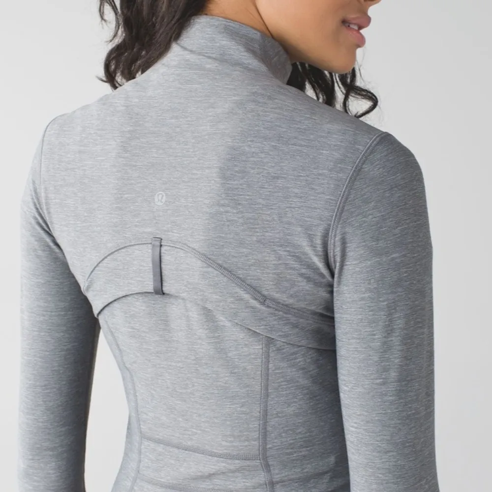 Lululemon Performance Heathered Slate Gray  Define Jacket W1654 Sz 4 - Image 5