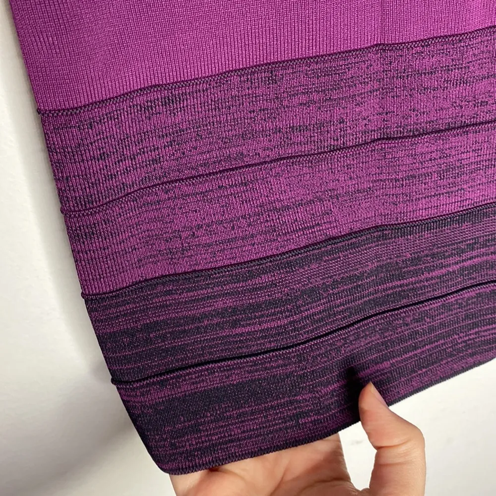 Guess Eden bandage mini skirt in damson multi color size XS - Image 4