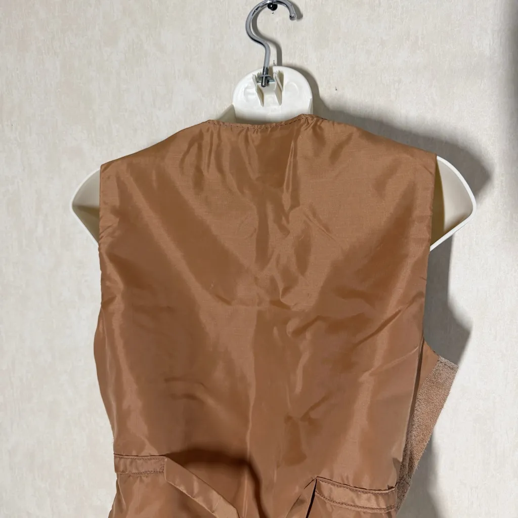 Learsi Women’s Genuine Leather Suede Vest V - Image 5