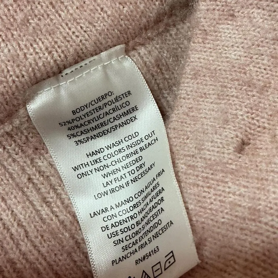 DKNY Women's Knit Lounge Pants Wide Leg Drawstring Waist Pink XL - Image 7