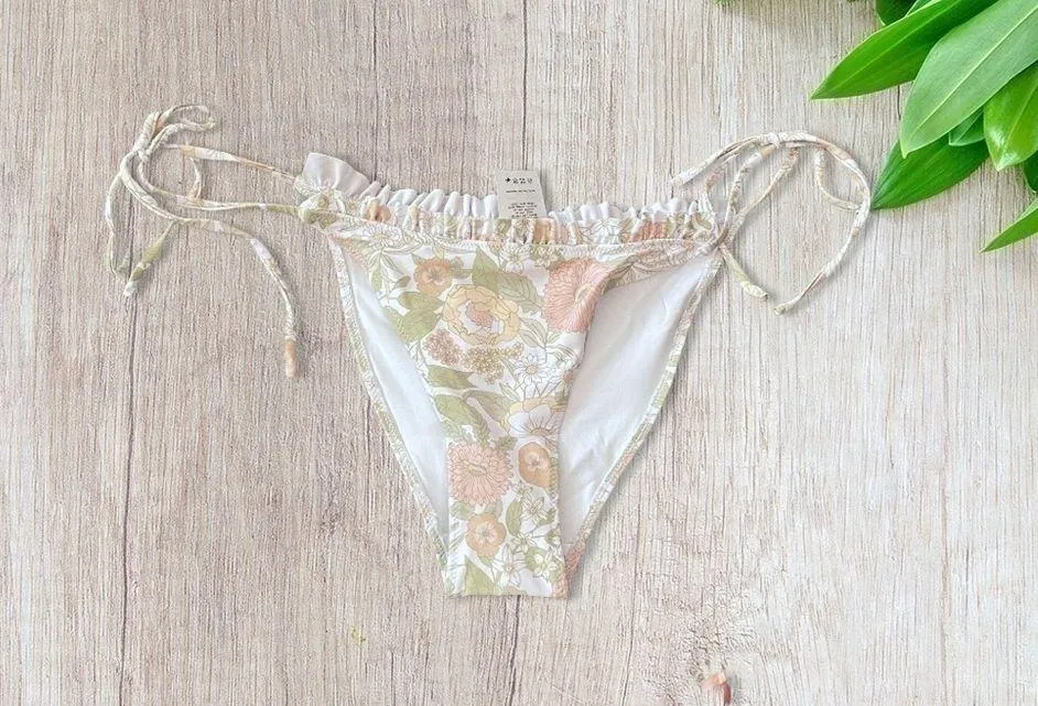 Charlie Holiday Stella Tie Brief in Forest Olive Floral - Image 8