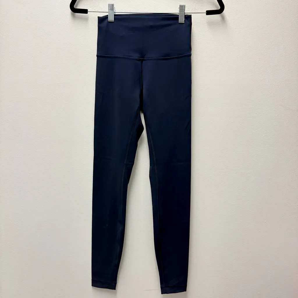 Lululemon Wunder Train High-Rise Legging Tight 28", True Navy | Size 4 - Image 3