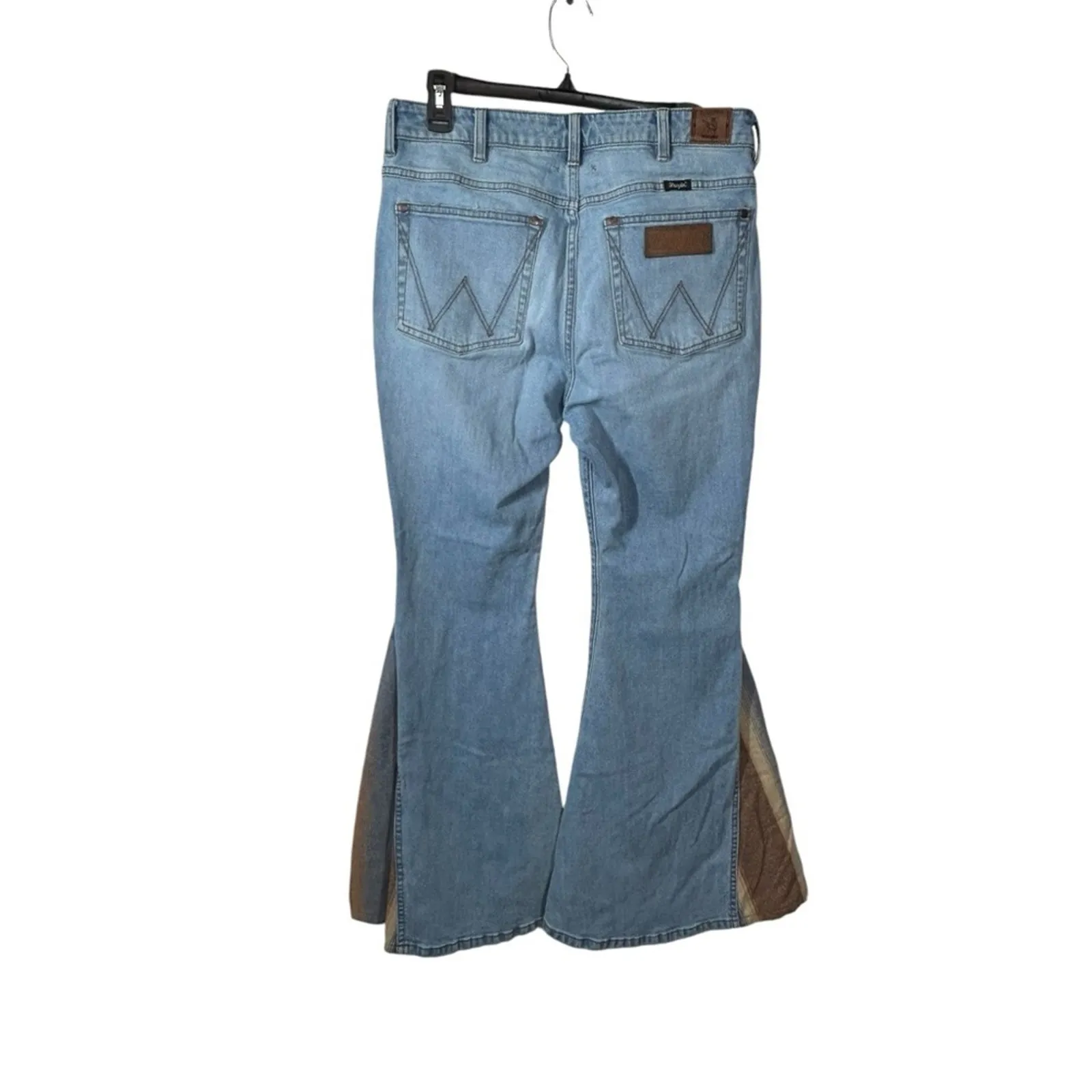 Wrangler x Pendleton Trumpet High Rise Flare Jeans 30x32 Rare Collab - Image 8