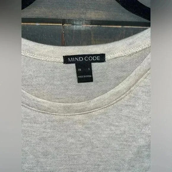 Casual Long Sleeve Curved Hem Top Lightweight‎ Light Cream Loungewear - Image 4