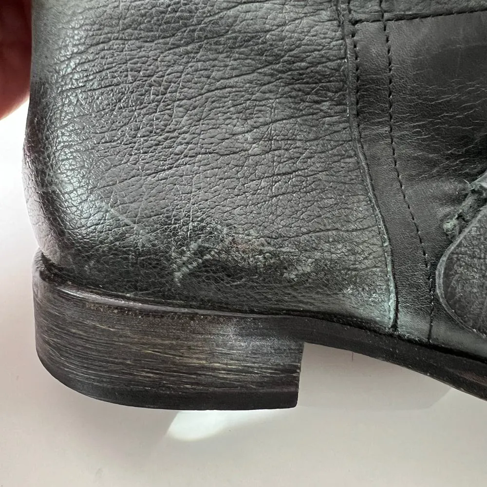 Treasure & Bond Women's Leather Moto Strap Ankle Boots Size 8 Grunge Trendy - Image 10