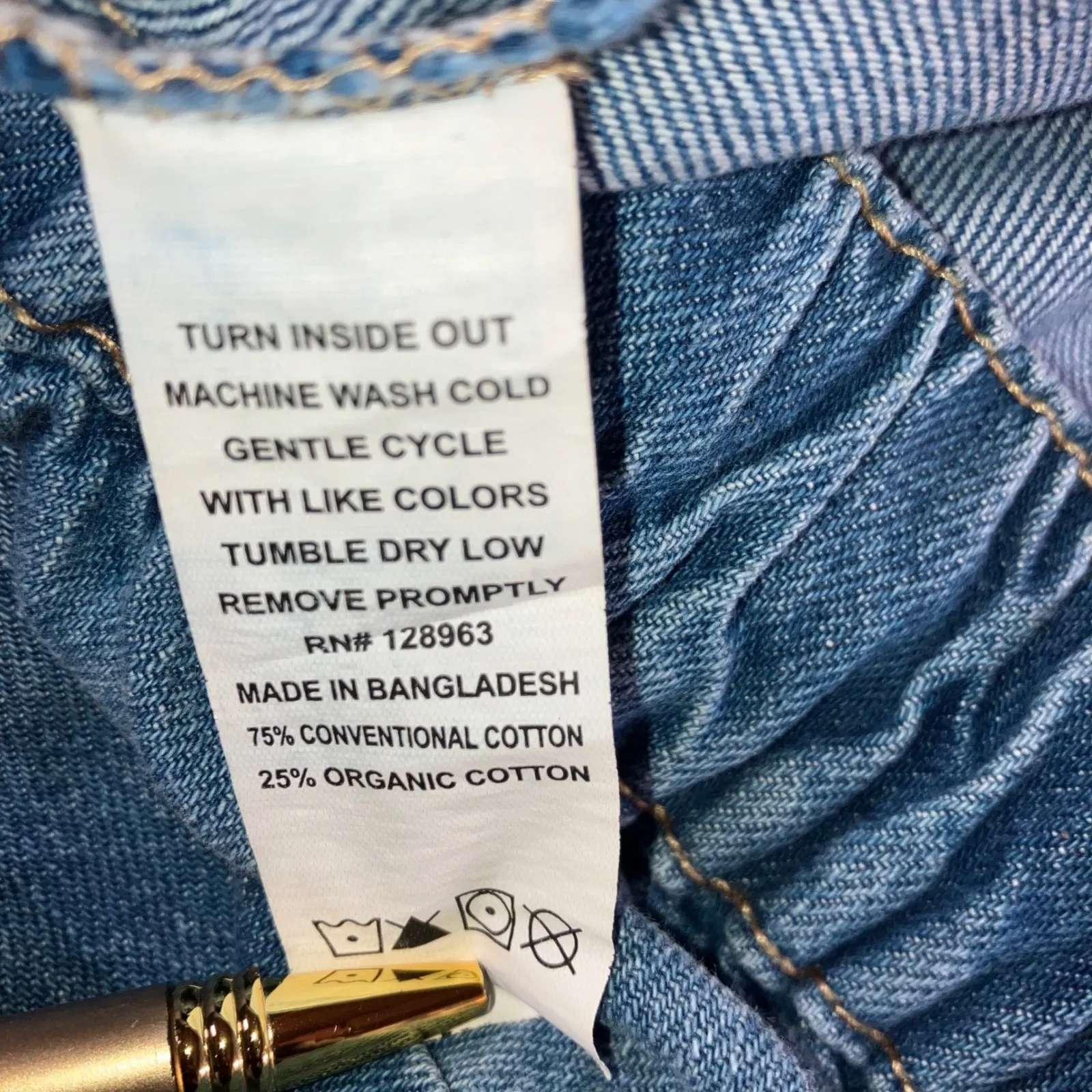 Indigo Reign Jeans Women 13/30 Distressed Y2K Denim Joggers‎ - Image 9