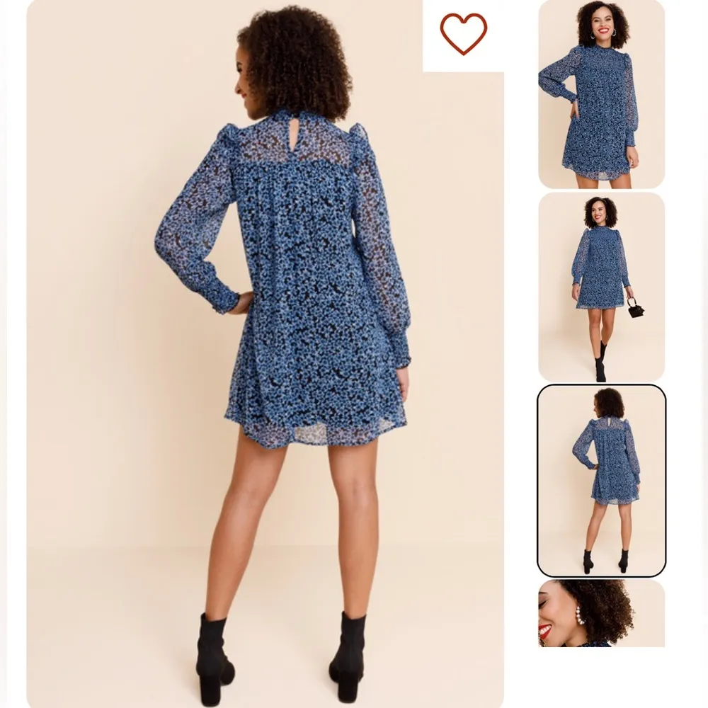 Lucy Smocked Floral Mini Dress - Image 3