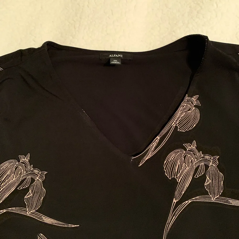 Alfani Floral Print Ruched - Image 6