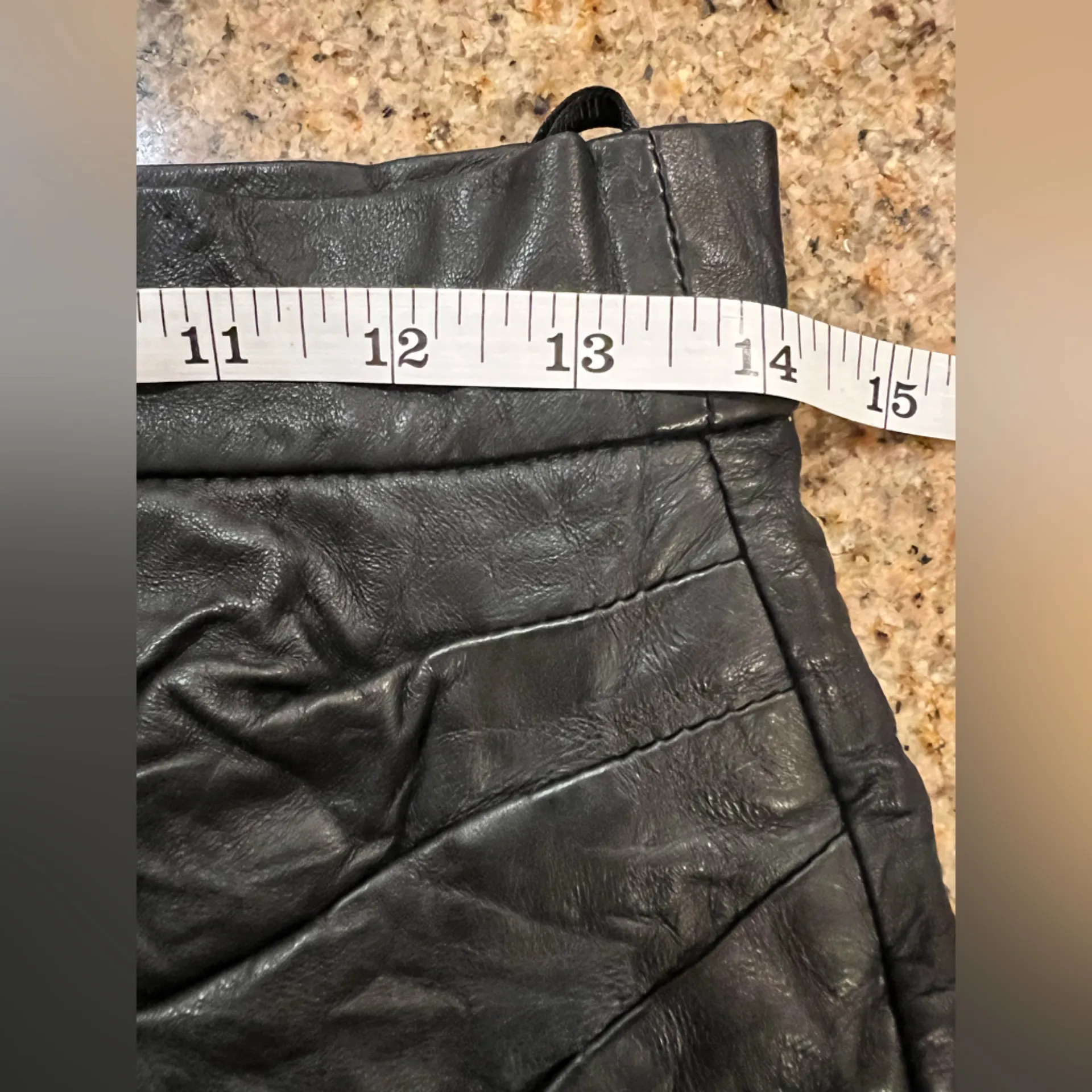 Zadig & Voltaire Julipe Cuir Froissé Leather Mini Skirt – Size 36 (US 4) NWT - Image 4