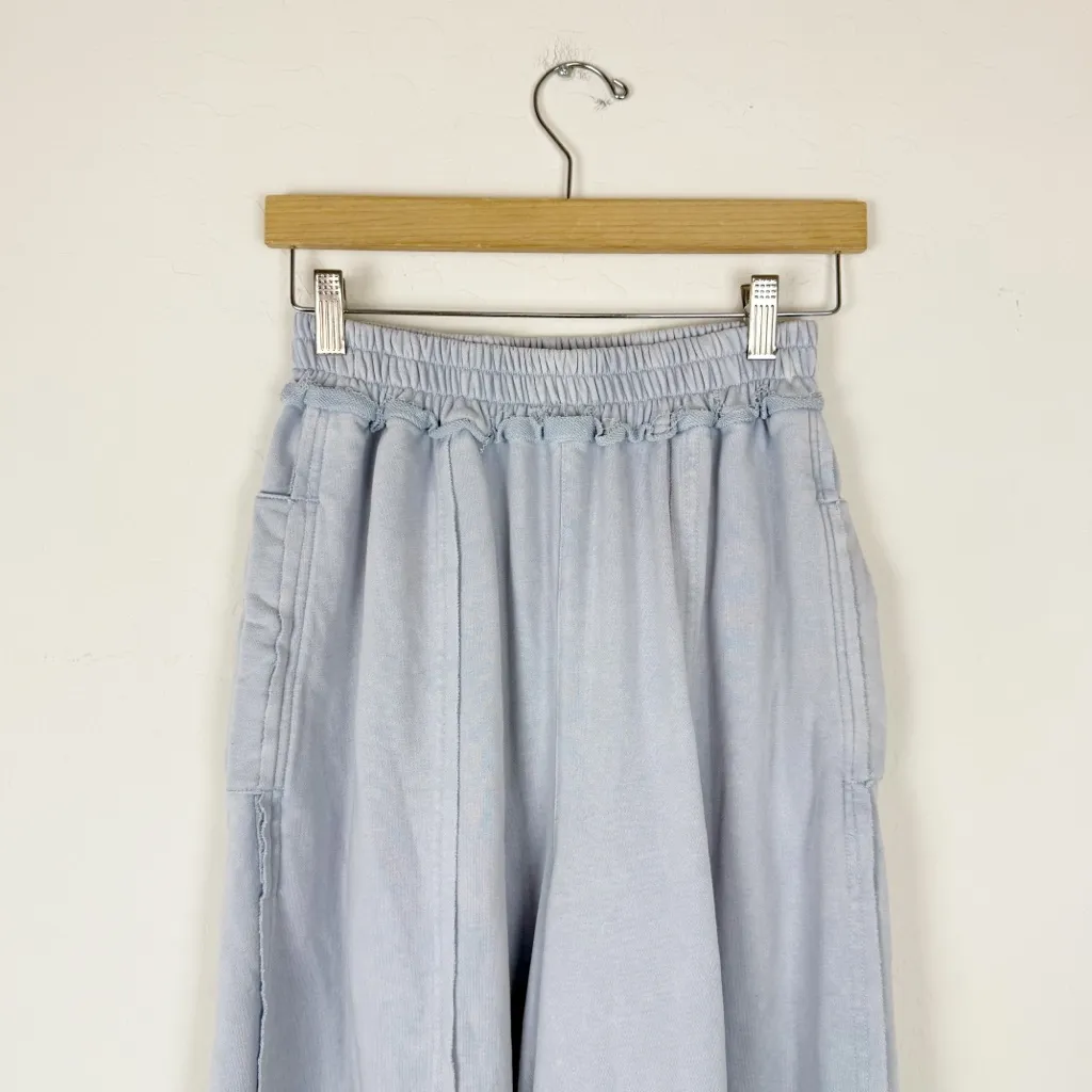 OLI & HALI Baby Blue Star Patchwork Wide Leg Ankle Pants - Image 8
