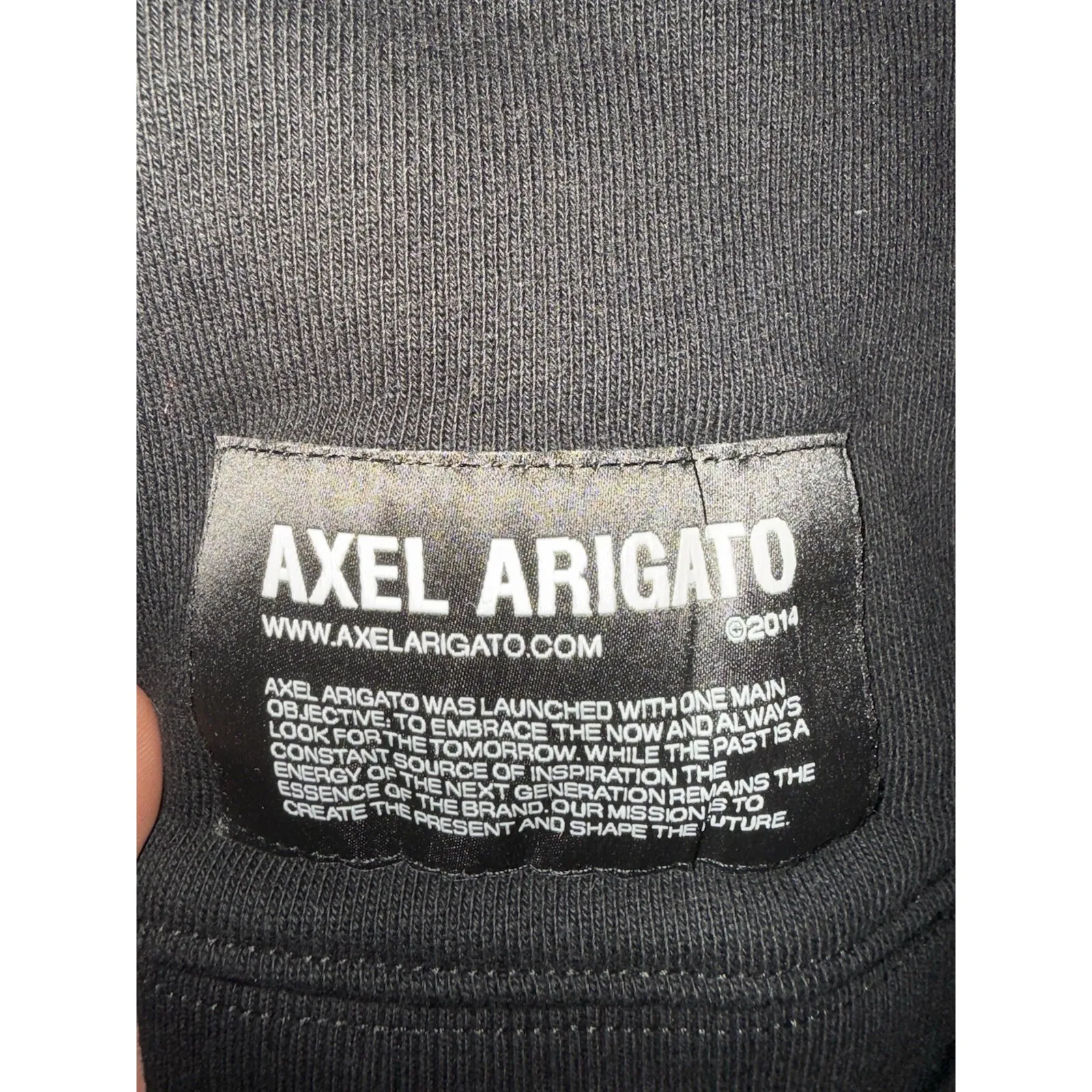 Axel Arigato Keith Haring 2014‎ Women's Sz S Black Hoodie RARE Big Graphic Heart - Image 5