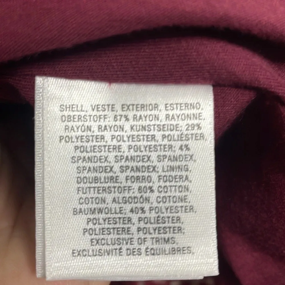 ANTHROPOLOGIE Maeve Dora Short Sleeved Red Dress Medium - Image 6