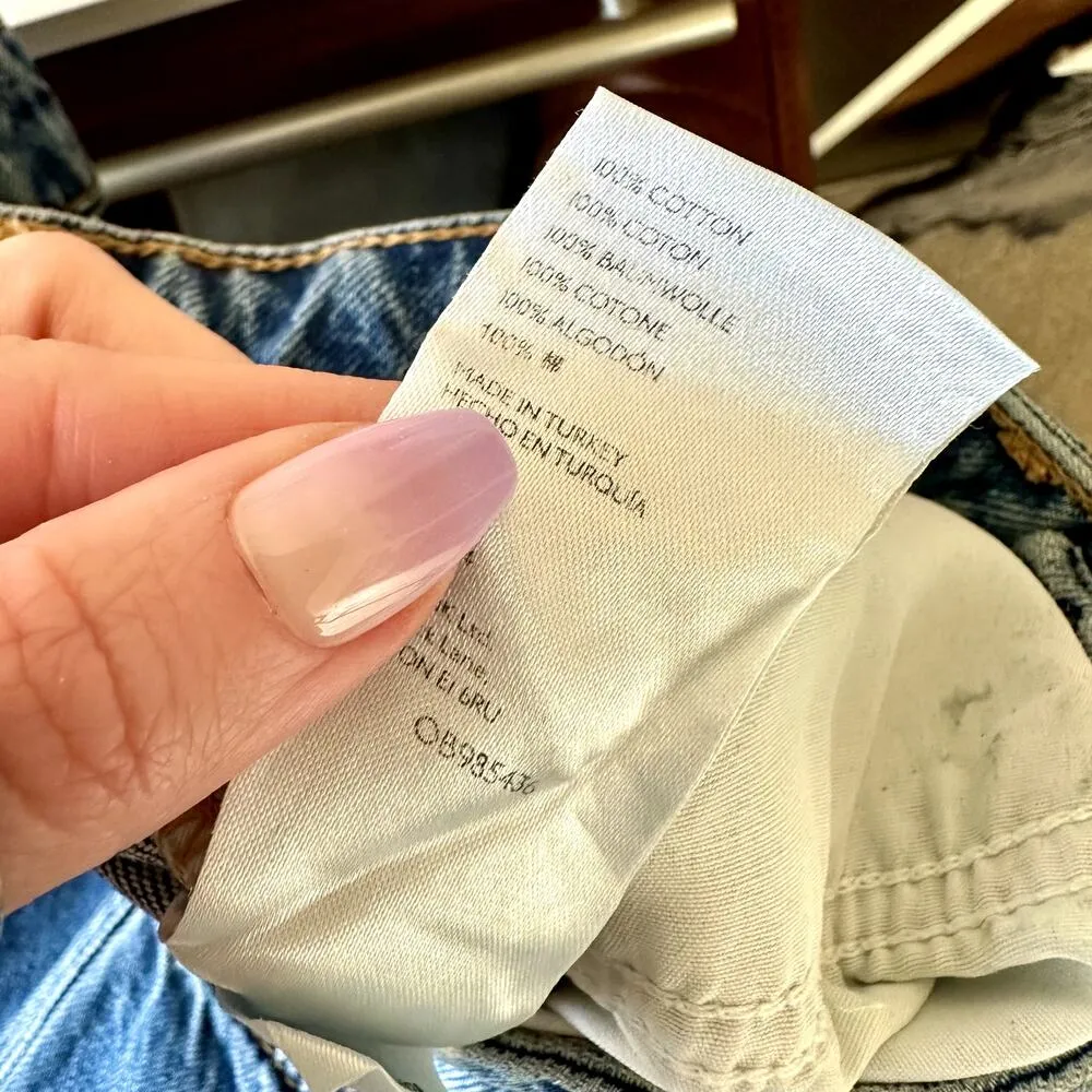 We The Free NWOT Free People My Own Lane High Rise Ripped Straight Leg Jeans - Image 9