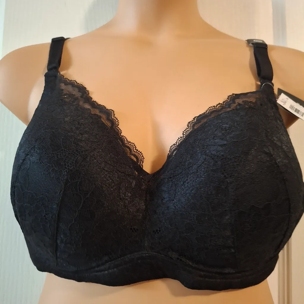 Torrid NWT 42 DD  Black Lace Bra - Image 5