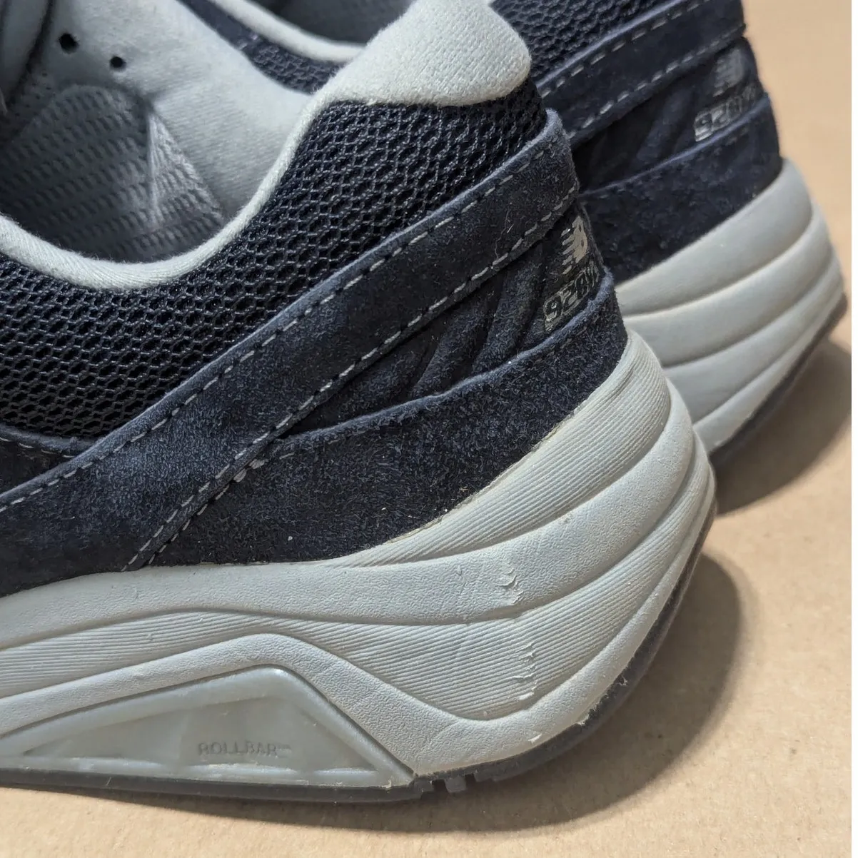 New Balance 928V2 Roll Bar Suede Leather Sneakers Navy Blue Womens 7 Activewear - Image 7