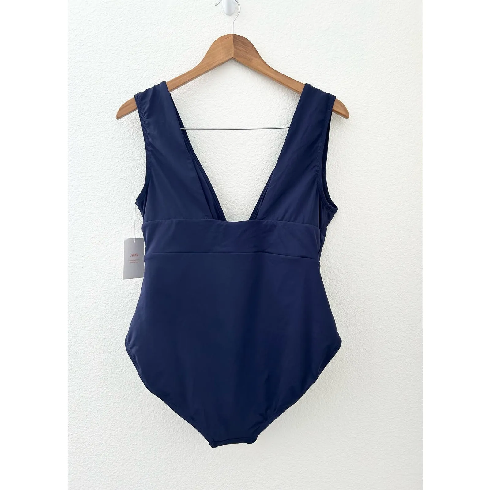 Andie Swim the Mykonos One Piece in Navy L NWT - Image 4