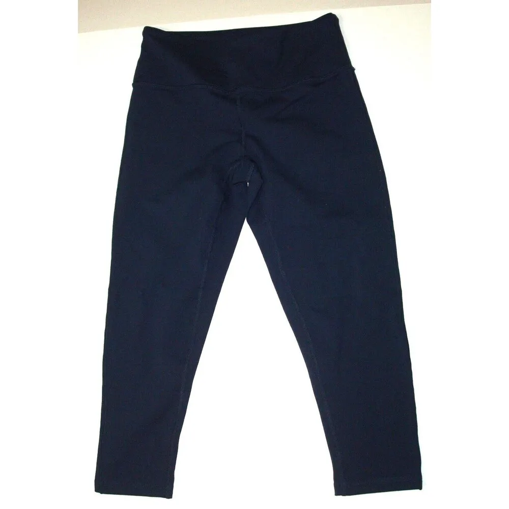 NWT New Prana Transform Capri High Waist S Legging Womens Yoga Pilates Navy Blue - Image 4
