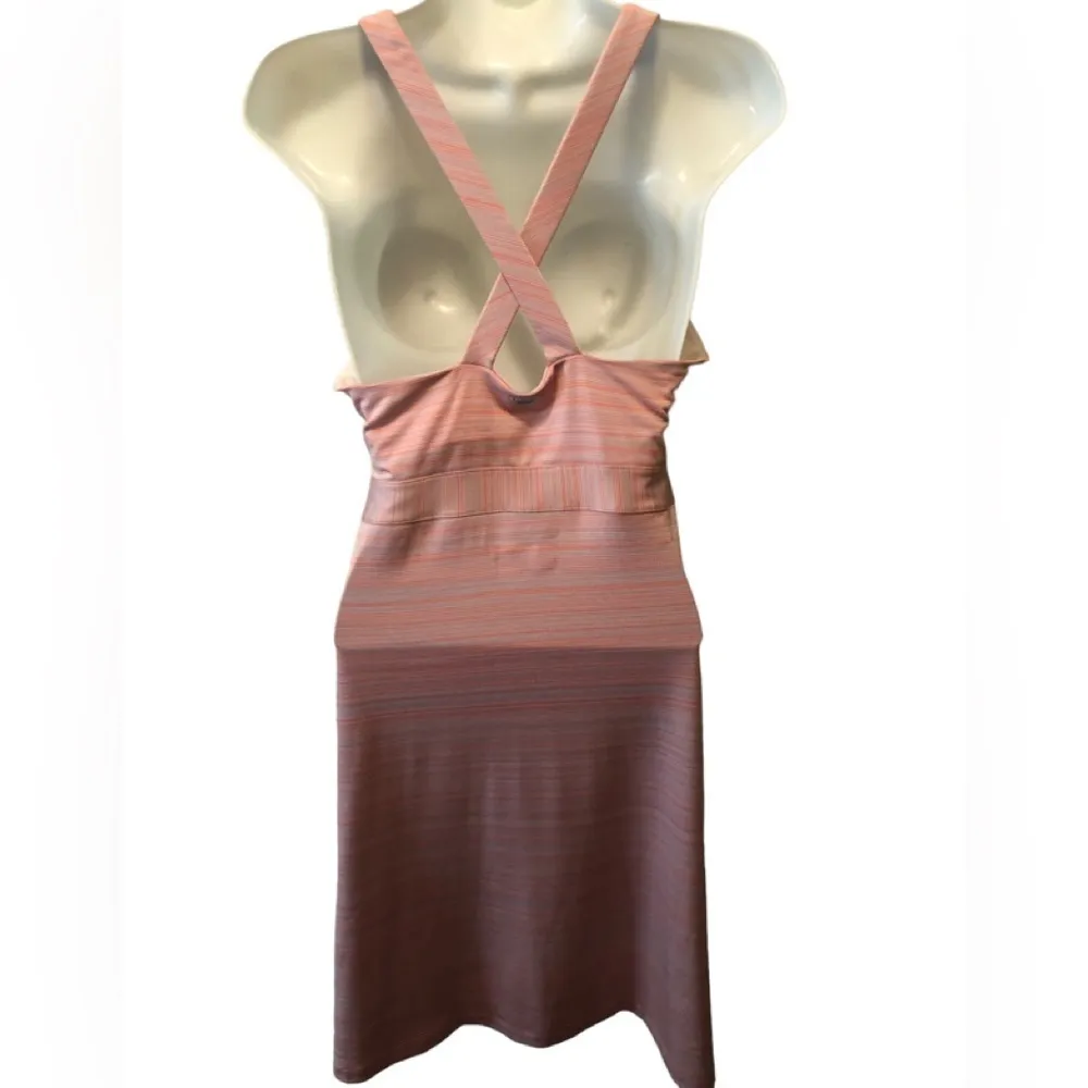 Omni-Wick PFG Athleisure Dress M Criss Cross Back Shelf Bra Pink - Image 2