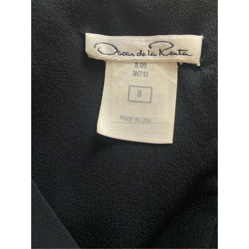 Oscar De La Renta Sleeveless Layered Top Sz 8 - Image 8